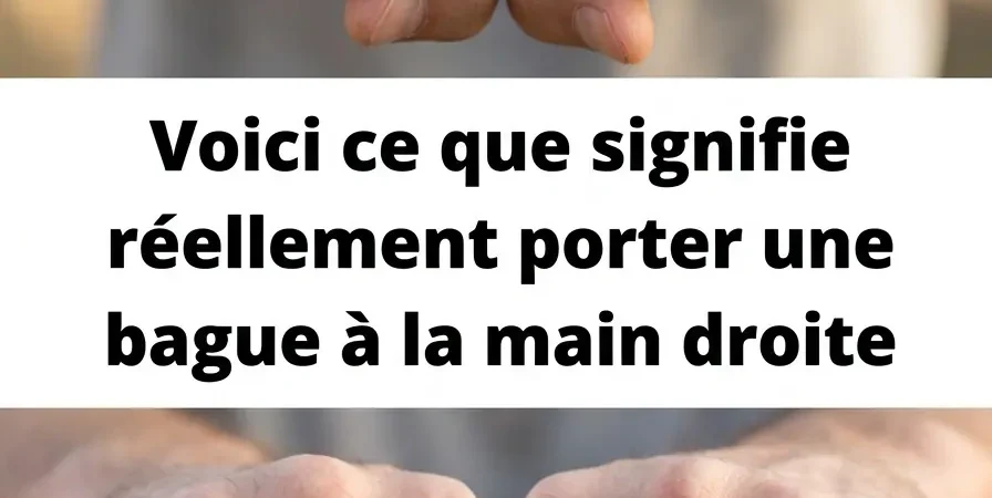 Bague à la main droite : les secrets bien gardés de ce choix qui vous définit