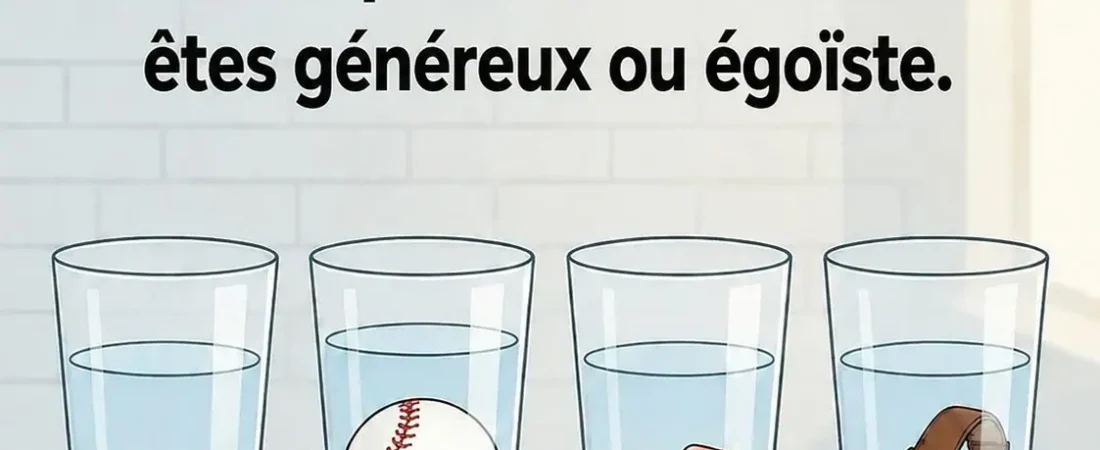Ce test des quatre verres d’eau révèle votre façon de penser : êtes-vous logique ou intuitive ?