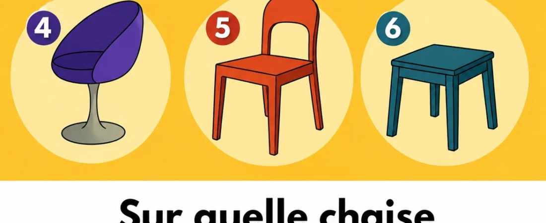 Test de personnalité : quelle chaise choisiriez-vous ? Ce que votre réponse révèle sur vous