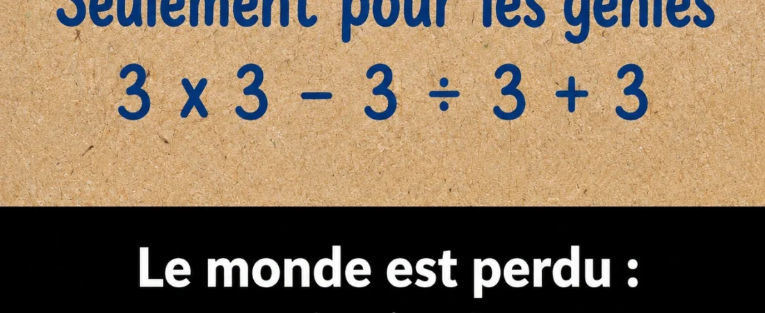 Ce calcul tout simple que personne ne résout correctement du premier coup