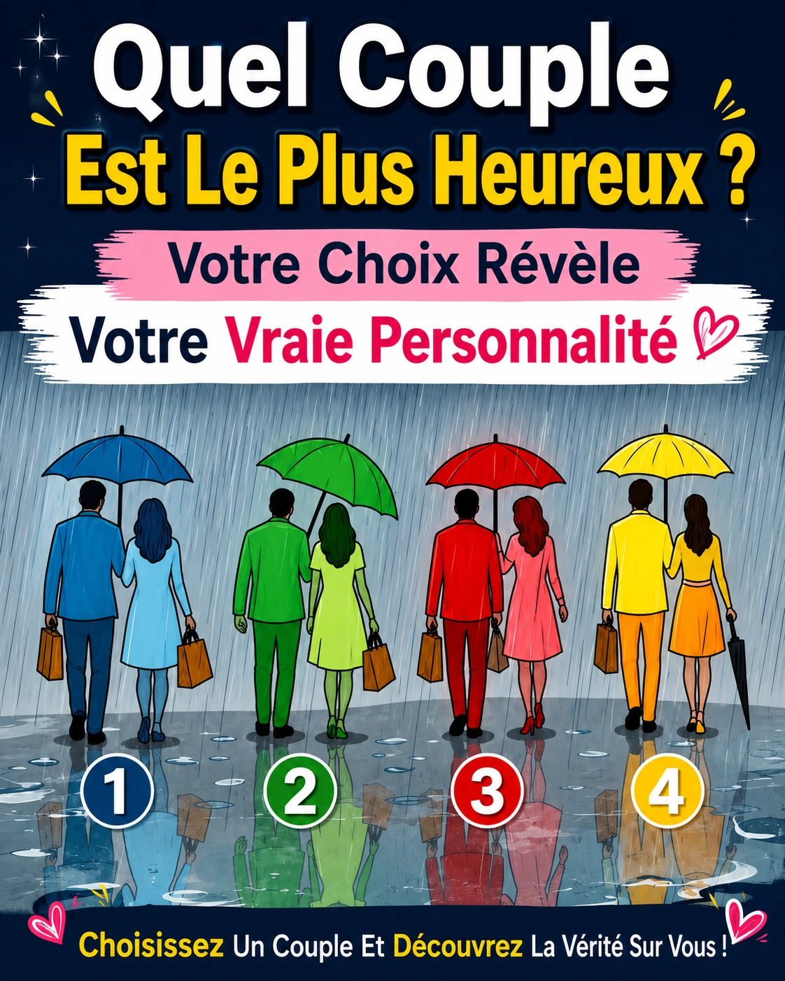 Test de personnalité : le couple que vous choisissez révèle votre vraie vision du bonheur
