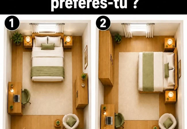 Quel aménagement de chambre préférez-vous