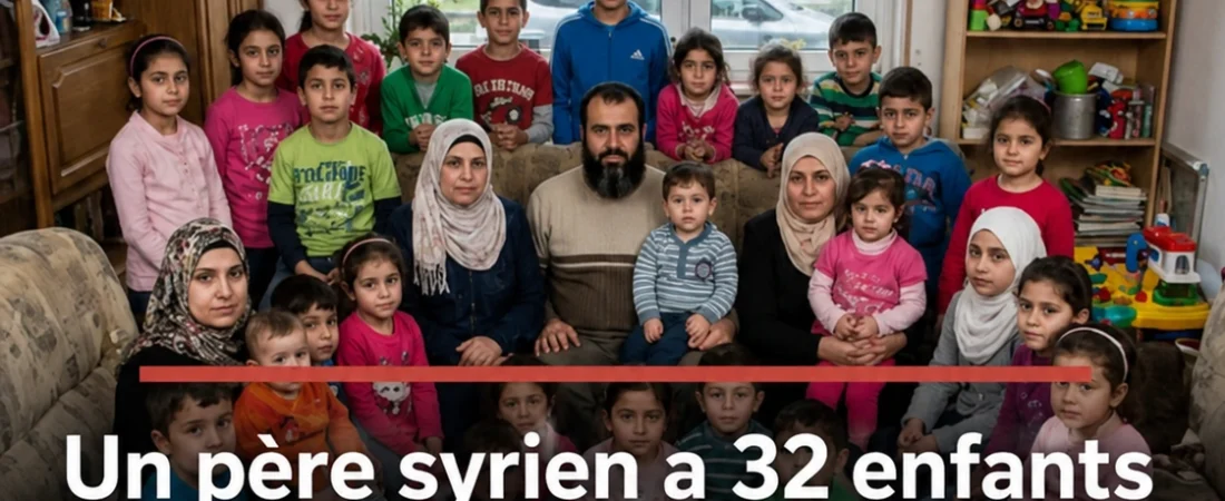 Une famille syrienne de Leipzig au cœur d’une vive polémique : 3 épouses, 32 enfants et des questions sur les allocations