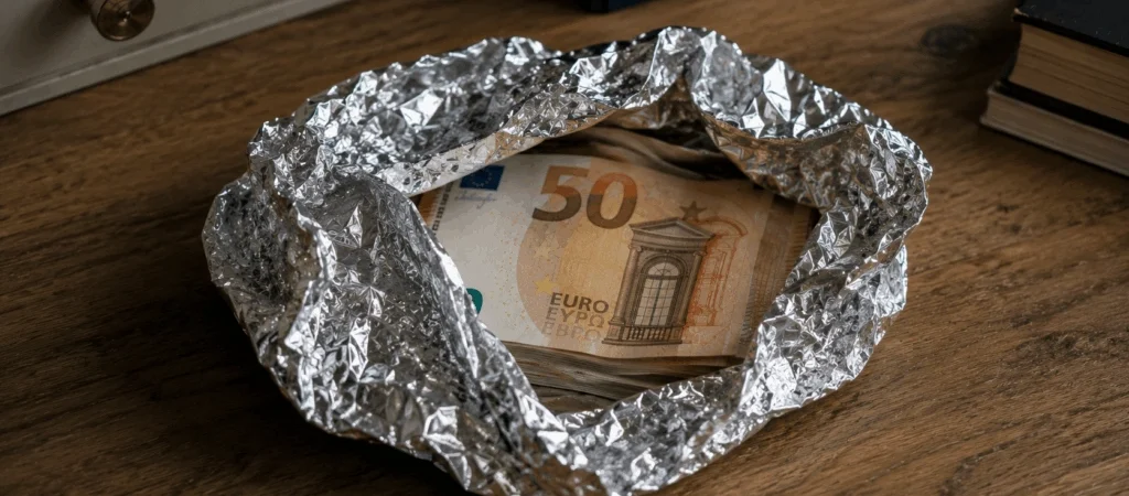 Emballer de l’argent liquide dans du papier aluminium : à quoi ça sert et pourquoi c’est recommandé ?