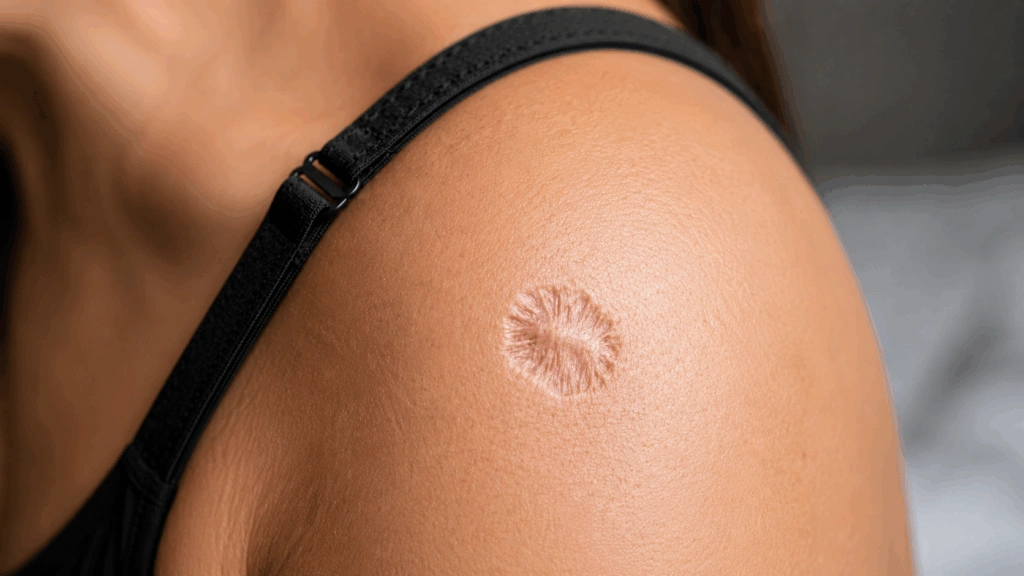 Si vous voyez quelqu’un avec cette petite cicatrice ronde sur l’épaule, voici ce que cela signifie vraiment