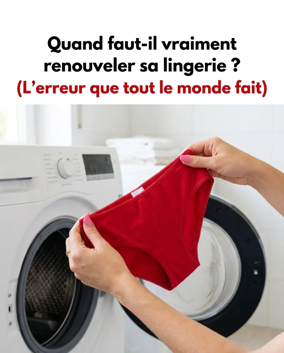 Faut-il vraiment garder vos sous-vêtements aussi longtemps ? Le guide simple pour savoir quand les remplacer