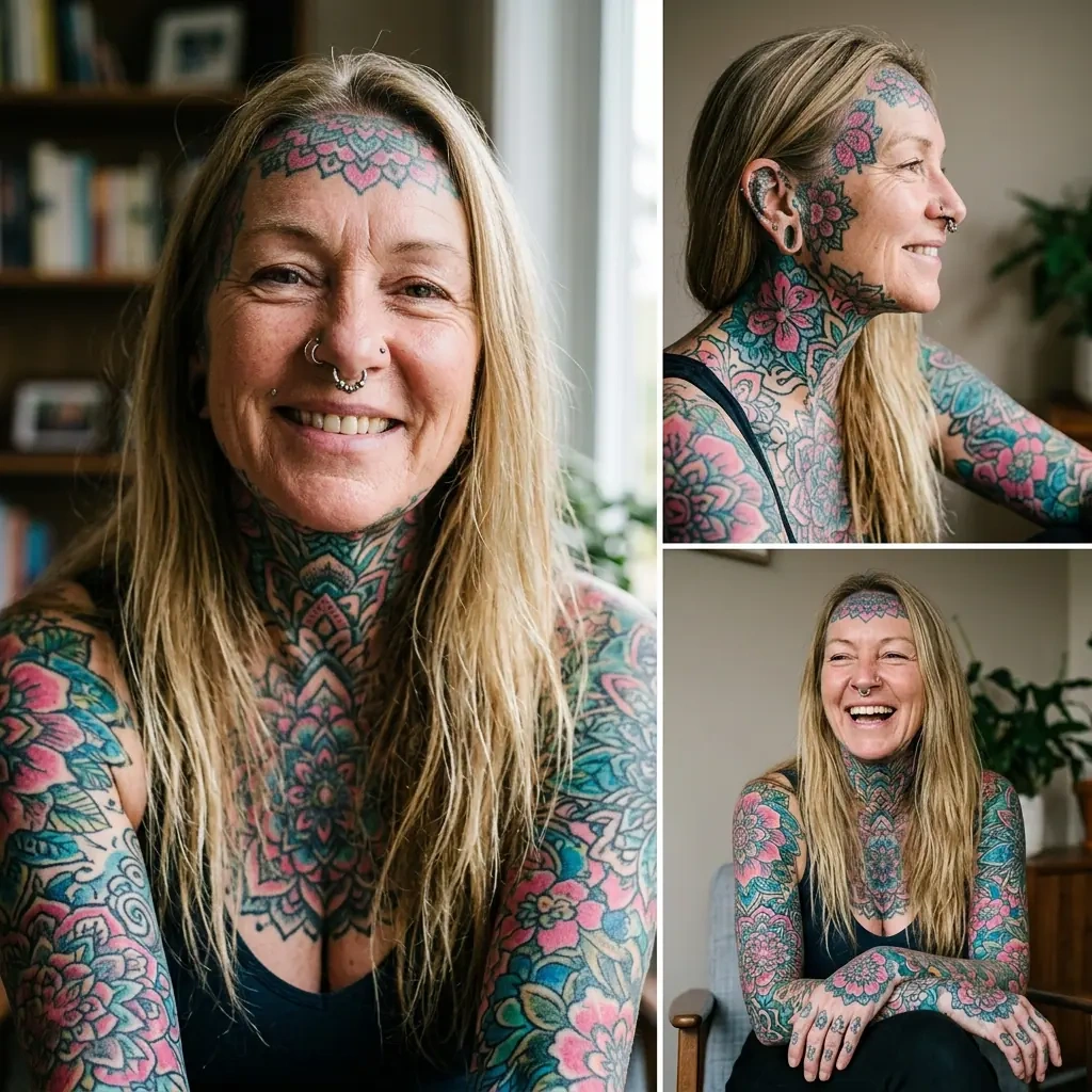 Kerstin Tristan, 56 ans : comment cette grand-mère tatouée est devenue un symbole mondial d’audace et de réinvention