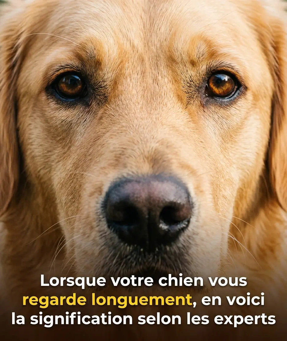 Ce que révèle vraiment le regard insistant de votre chien sur vous