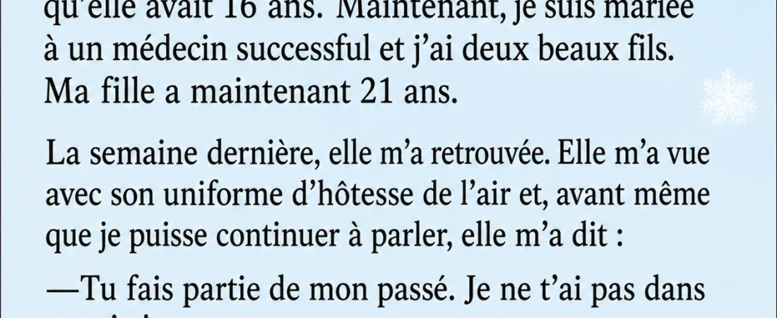 Elle avait abandonné sa fille à la naissance : des années plus tard, elle est revenue changer leur vie pour toujours