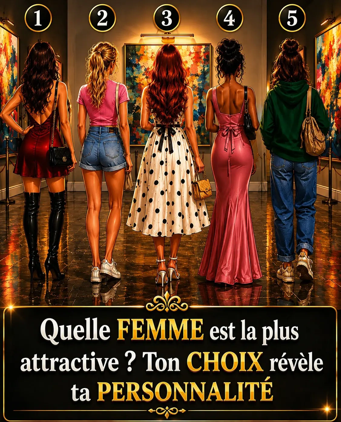 Ce test des 5 femmes décrypte votre personnalité en un clin d’œil — et c’est bluffant