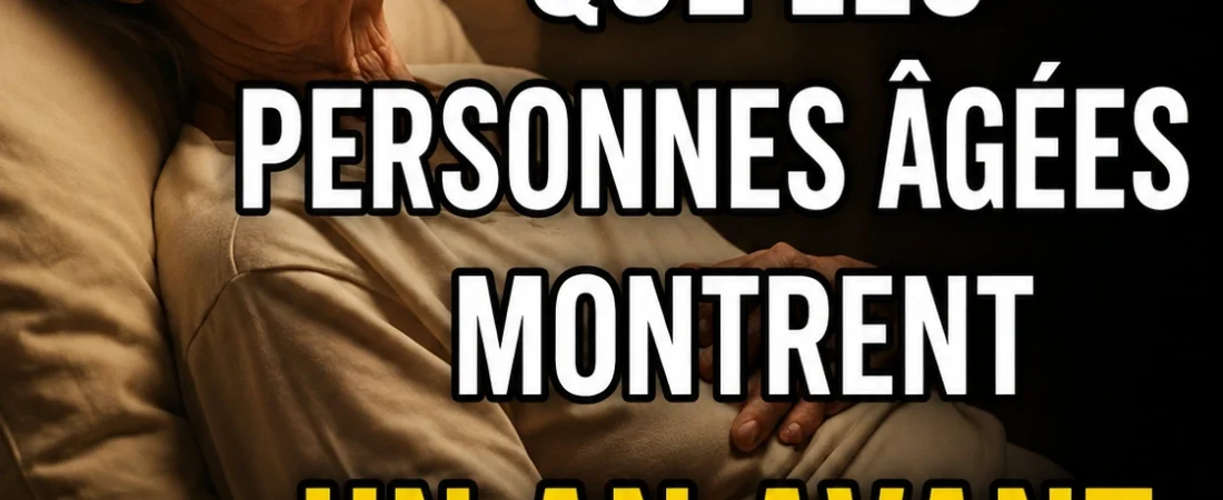 Vieillissement : 5 signaux discrets à ne pas ignorer chez vos proches âgés