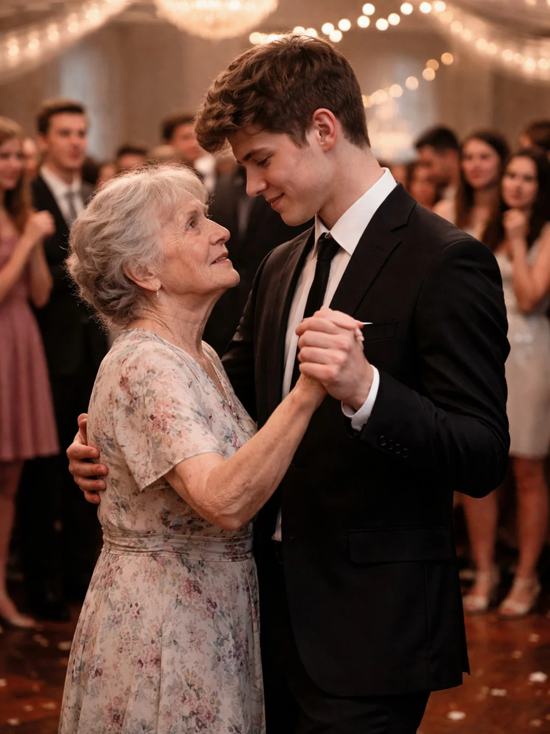 Jai invite ma grand mere concierge de lycee au bal de promo quand ils se sont moques de nous jai pris le micro et jai brise le silence