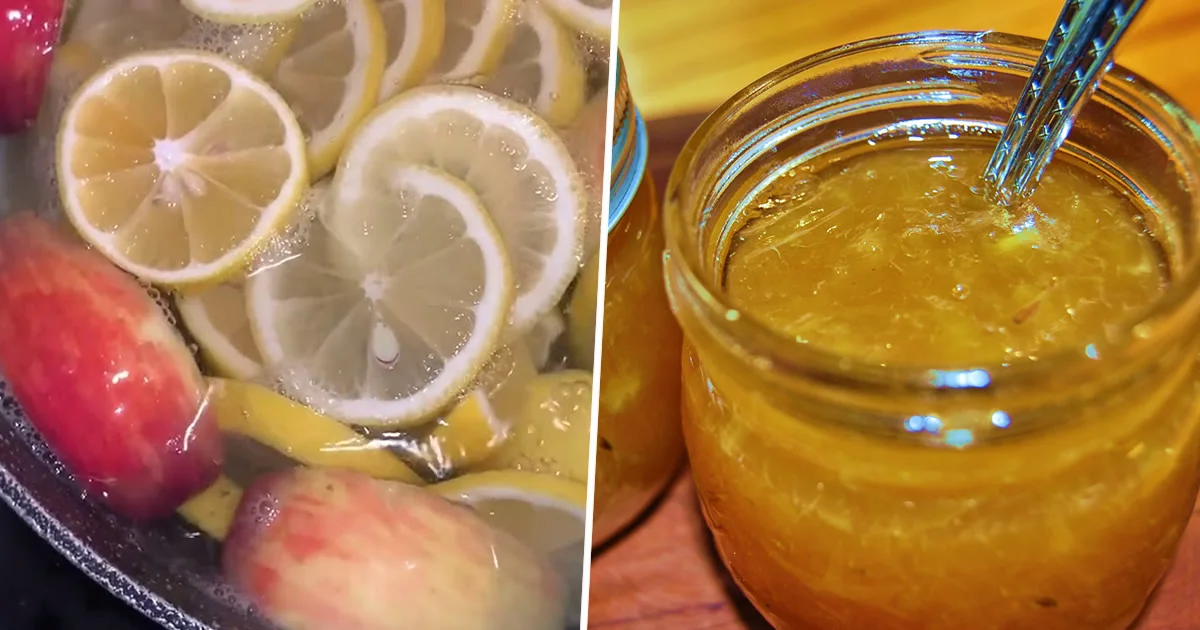 Marmellata mela limone cannella senza zucchero