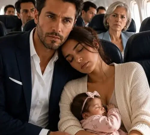 Elle a fait semblant de dormir sur l’épaule d’un inconnu dans l’avion… et sa vie a basculé à l’atterrissage