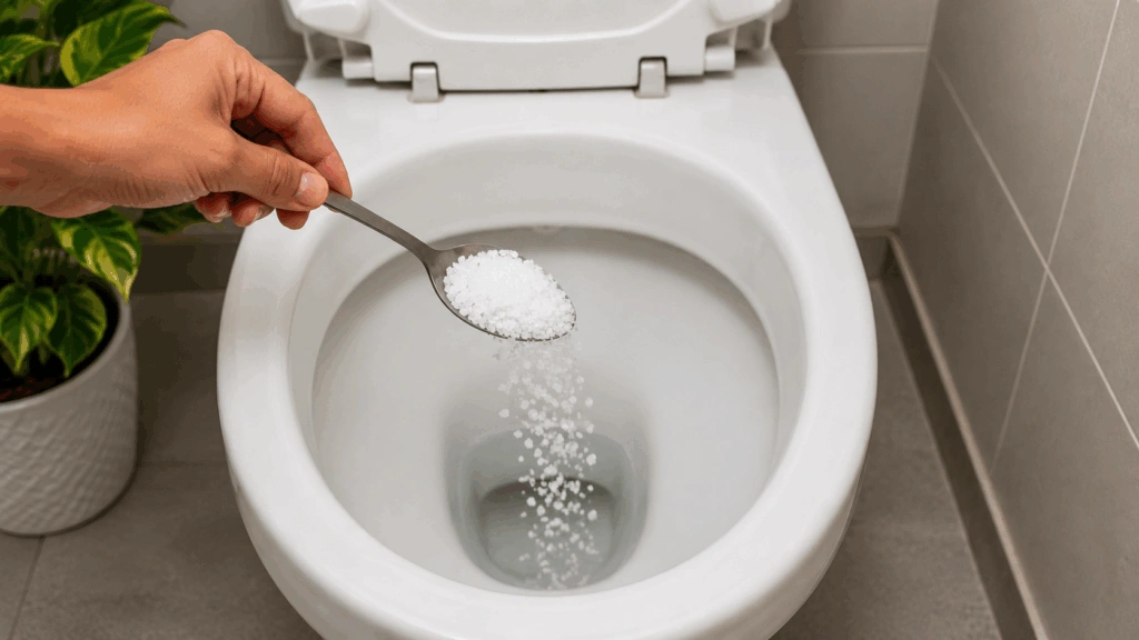 Jeter du sel dans les toilettes : pourquoi c’est recommandé et à quelle fréquence le faire ?