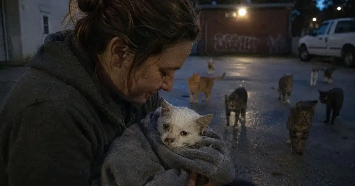 The weakest cat in the parking lot ended up saving more lives than anyone could imagine qqqcat.jpg (1)