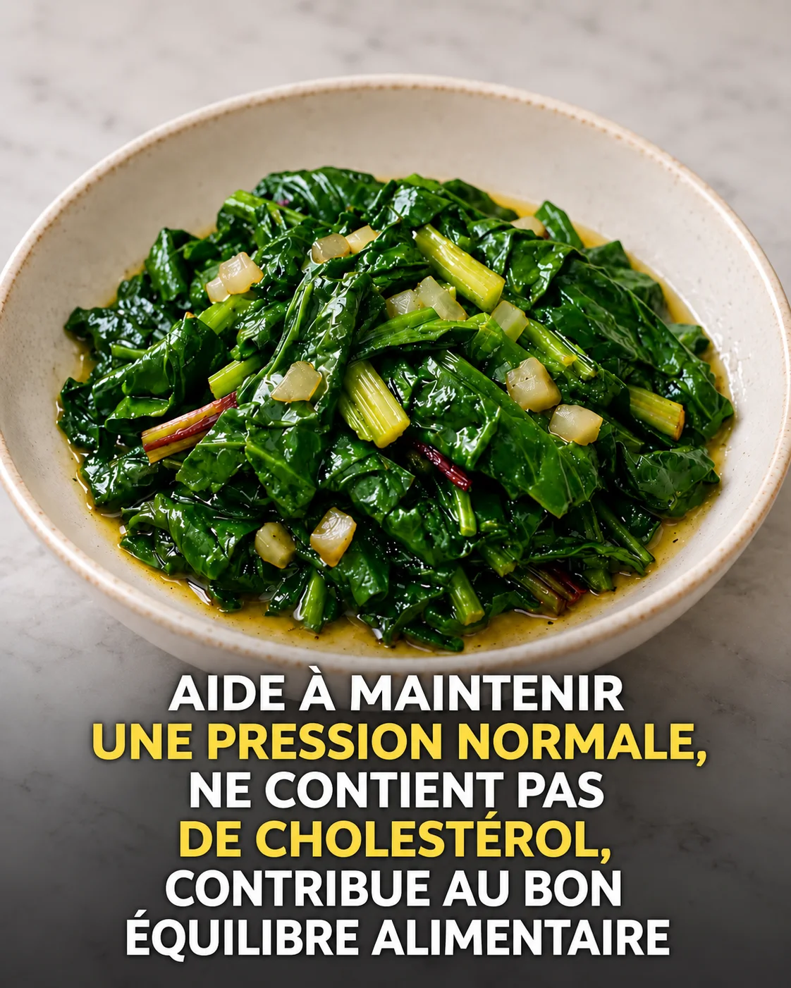 Blettes sautées, équilibre alimentaire