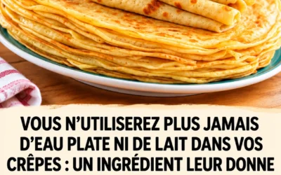 Crêpes dorées, astuce moelleuse gourmande