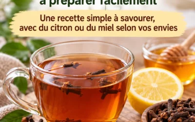 Infusion de clous de girofle au citron et miel