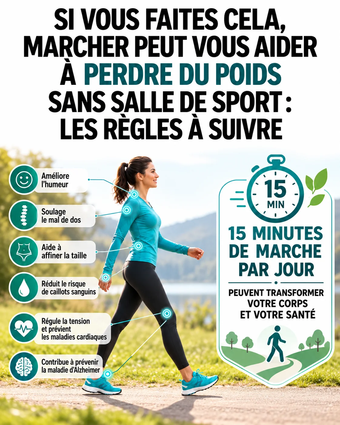 Marcher pour transformer sa santé