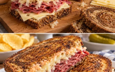 Montage gourmand de Reubens grillés