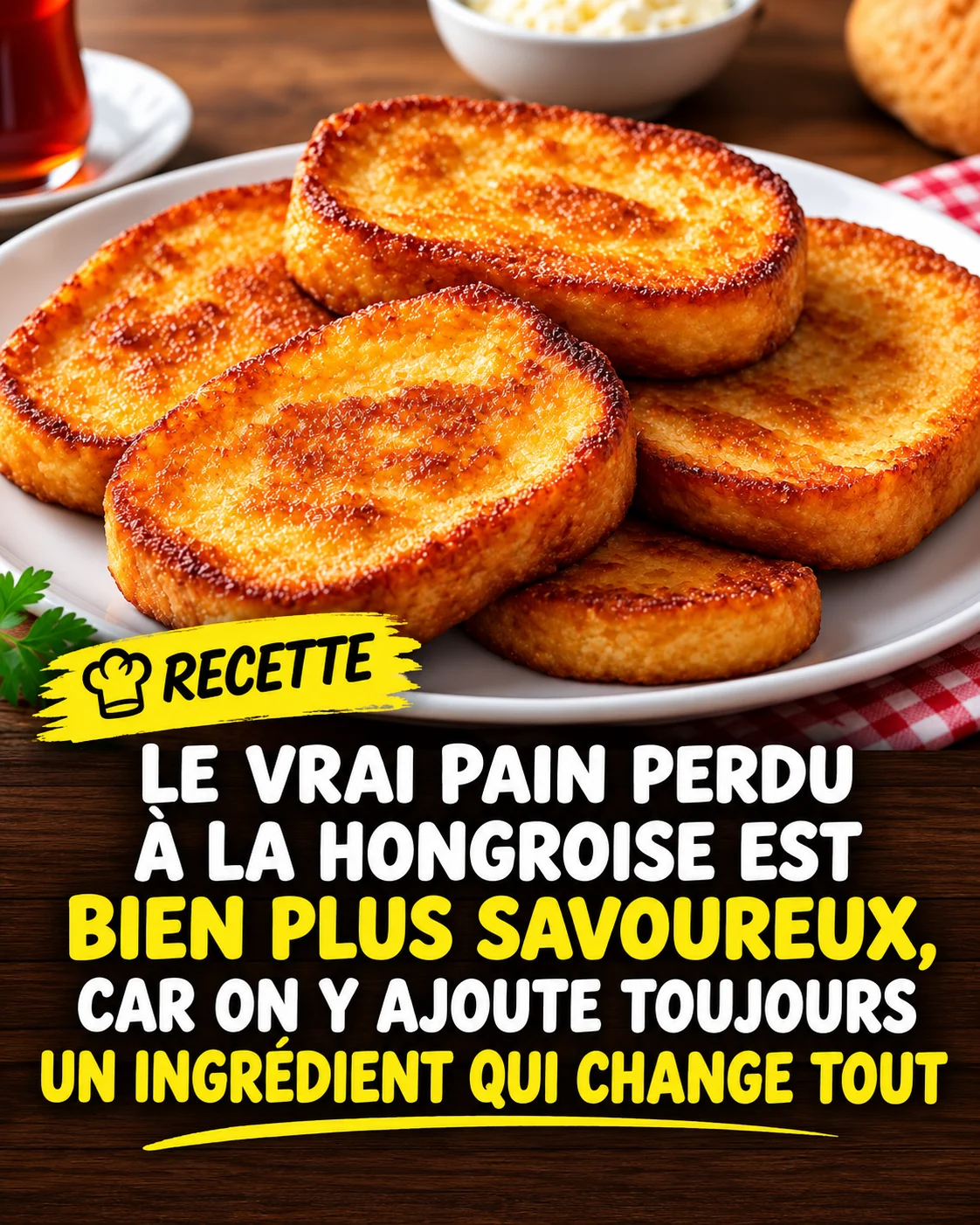 Pain perdu hongrois ultra savoureux