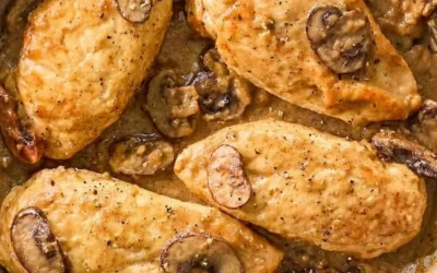 Poulet à la Marsala aux champignons