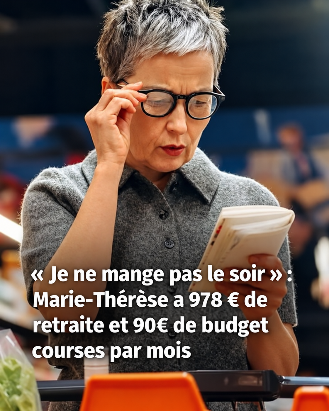 Retraite modeste, courses impossibles