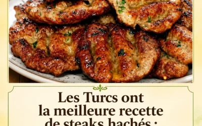 Steaks hachés turcs, tendres et savoureux