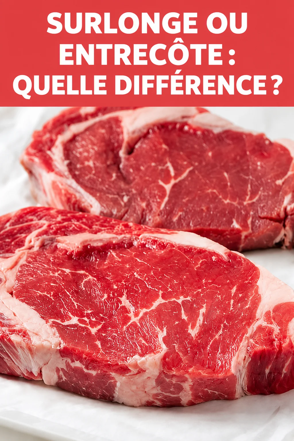 Surlonge ou entrecôte le comparatif