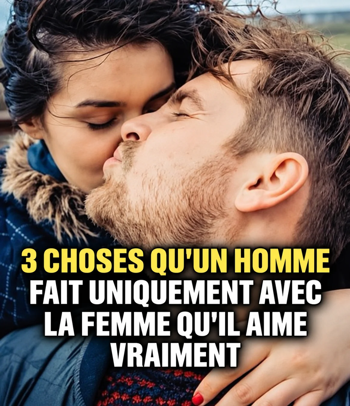 Un baiser tendre et complice